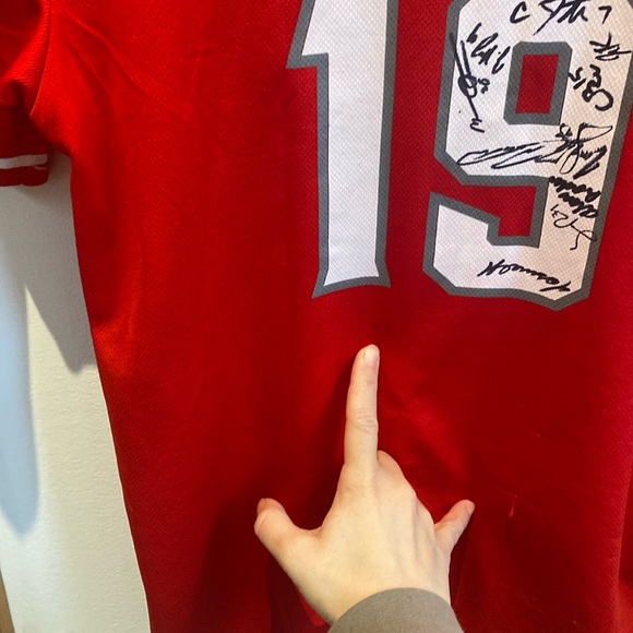 Signed Canadians (Nat Bailey) XL Youth Jersey - Picture 9 of 11